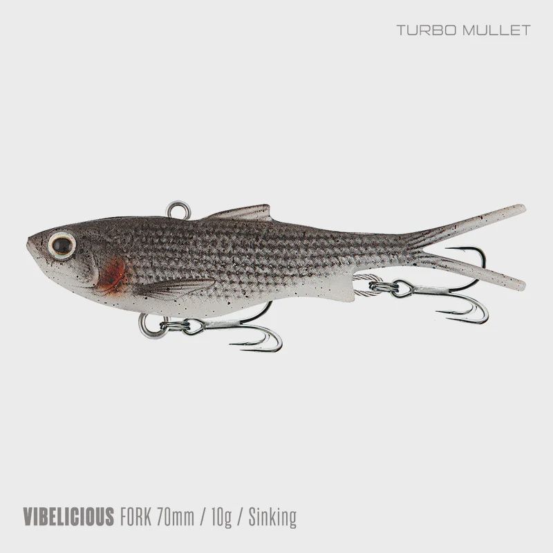Samaki Vibelicious 70mm 10g, Colour: Turbo Mullet