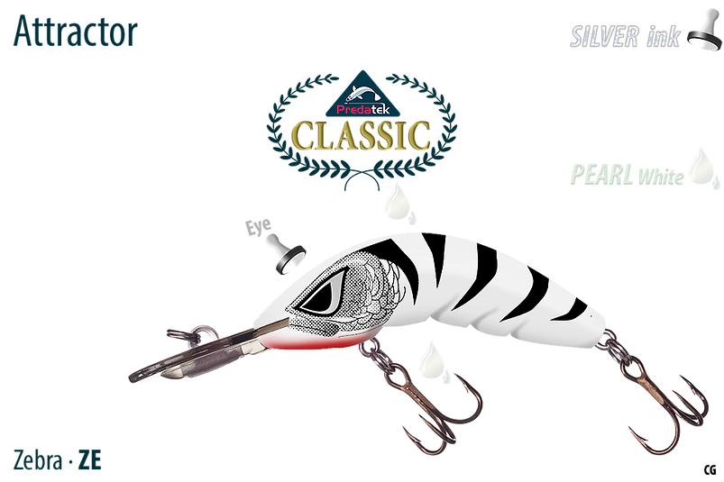 Boomerang 65 Medium, Colour: Zebra