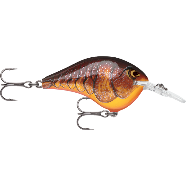 Rapala Dives 8ft - DT-8, Colour: Dark Brown Crawdad