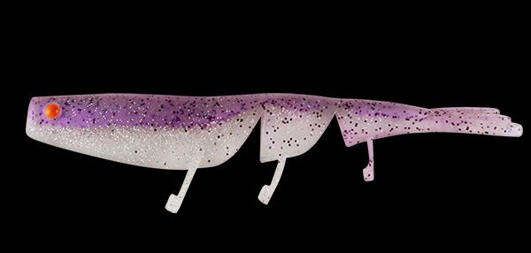 Bait Junkie 5 inch Prawn, Colour: White Magic