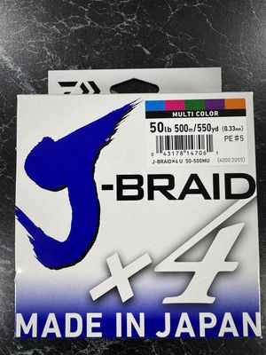 J Braid X4 500m Multi
