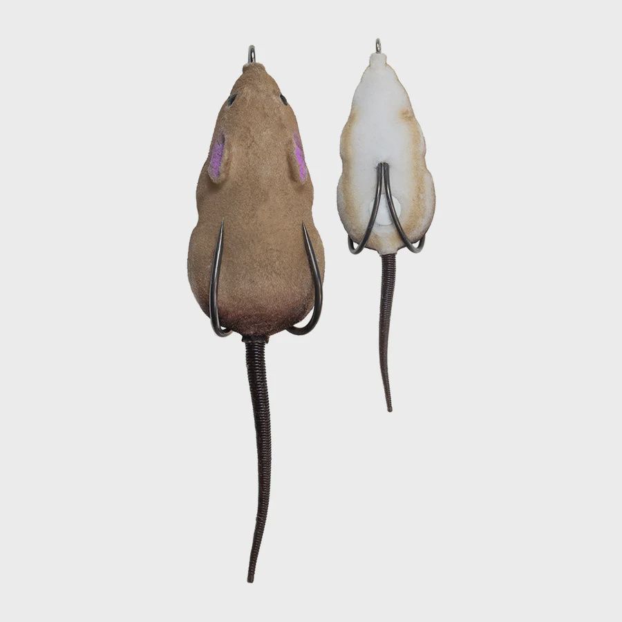 Lunkerhunt Furenzy Mouse, Size: 2.5&quot;, Colour: Brown