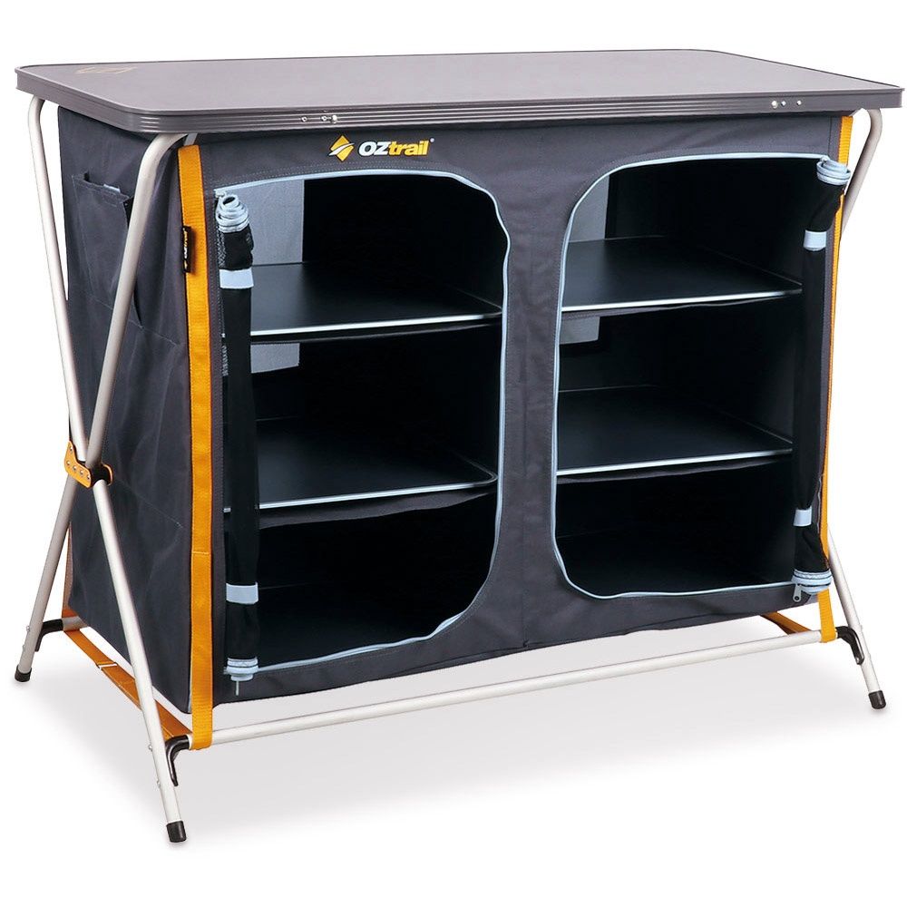 Oztrail 3 Shelf Double Deluxe Cupboard