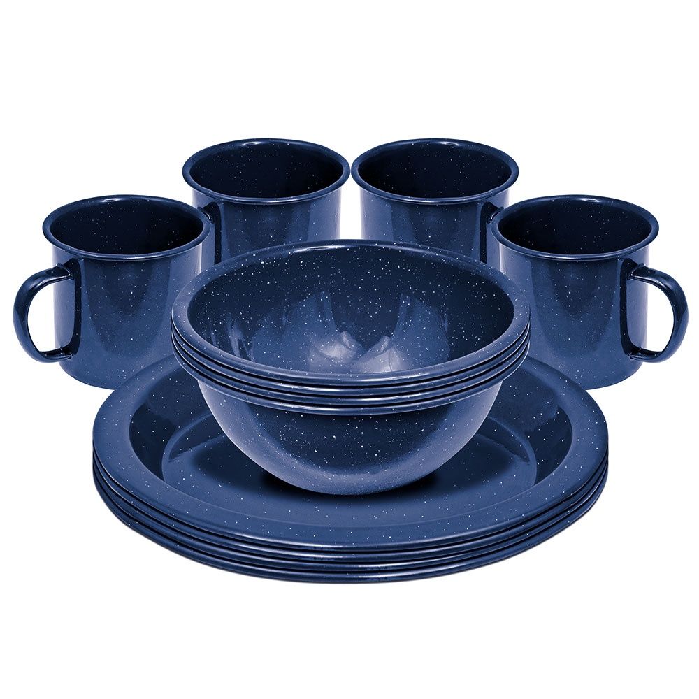 Enamel Dinner Set 12 Piece