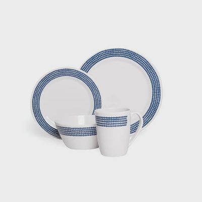 Melamine Set 16 piece Blue Moon