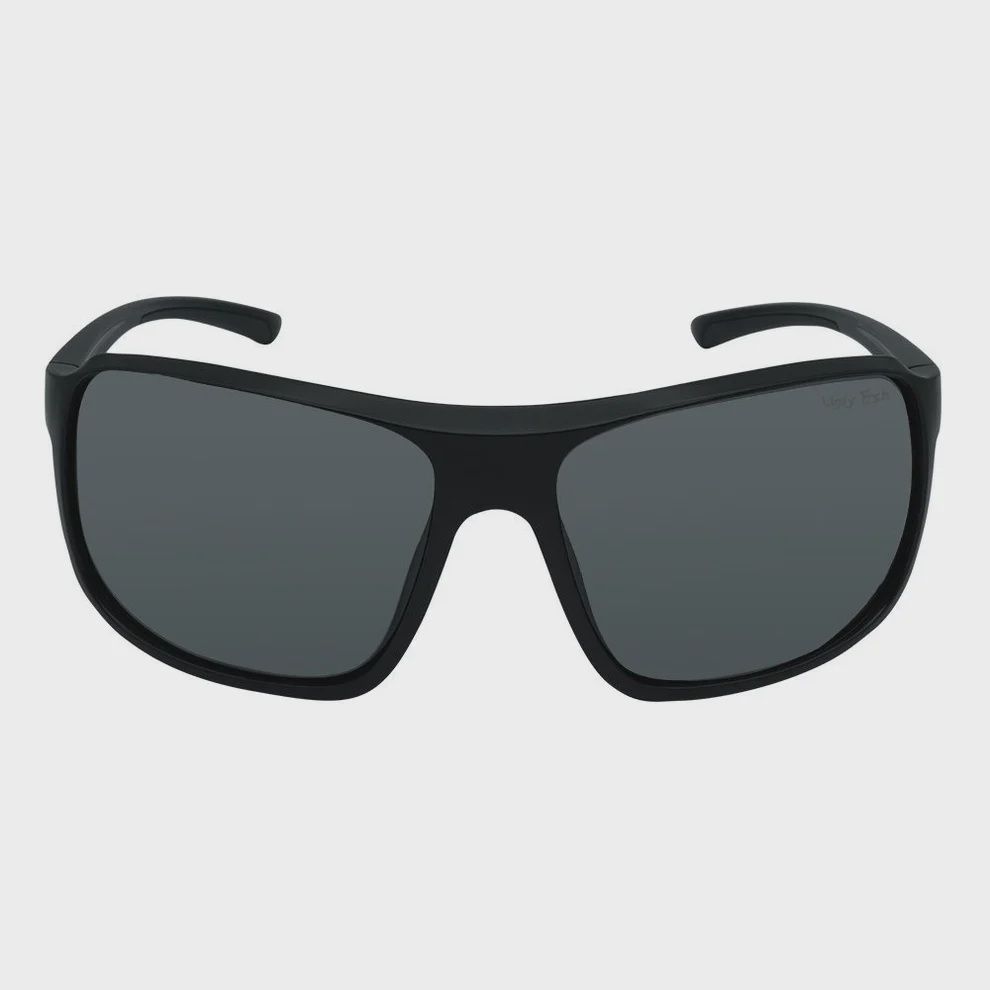 PFN570 Recycled Fishing Net Polarised Sunglasses, Colour: Matt Black Frame/Smoke Lens