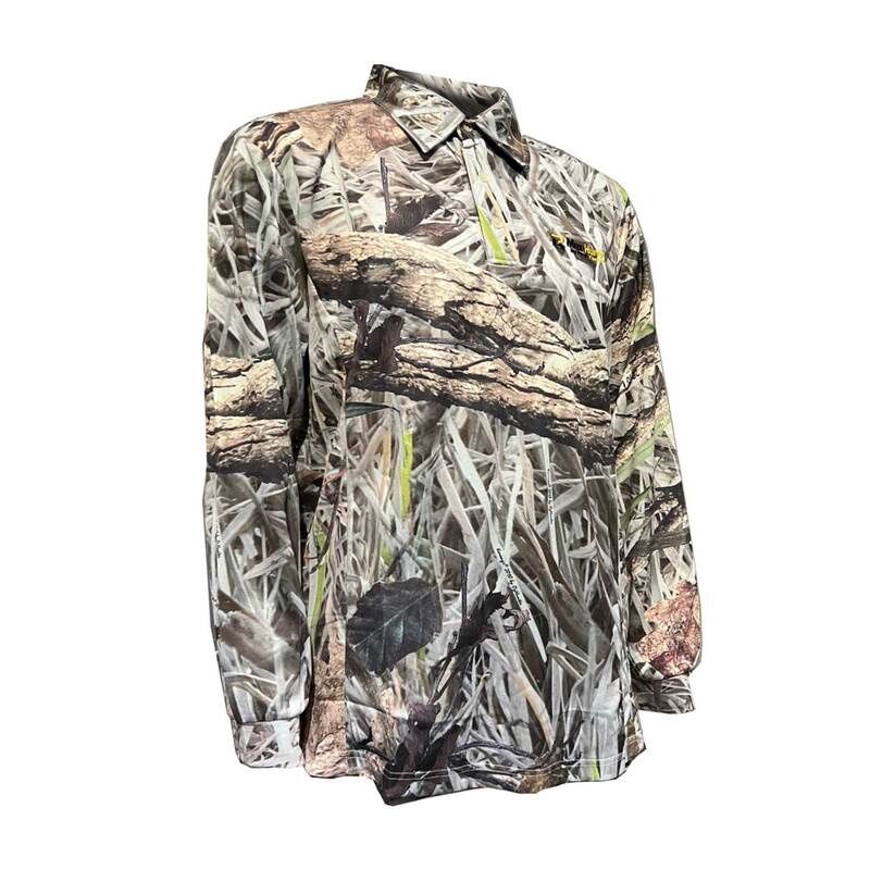 Max-Hunter Koorangie Camo Bamboo Charcoal Shirt Long Sleeve, Size: 3XL