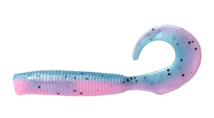 Bait Junkie 4 inch Grub, Colour: BP Iwashi Glow