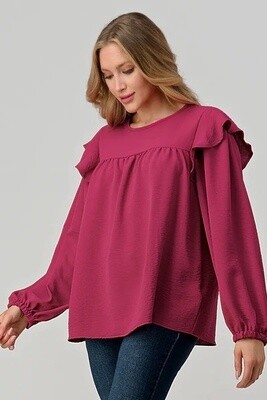 Alice Top in Magenta