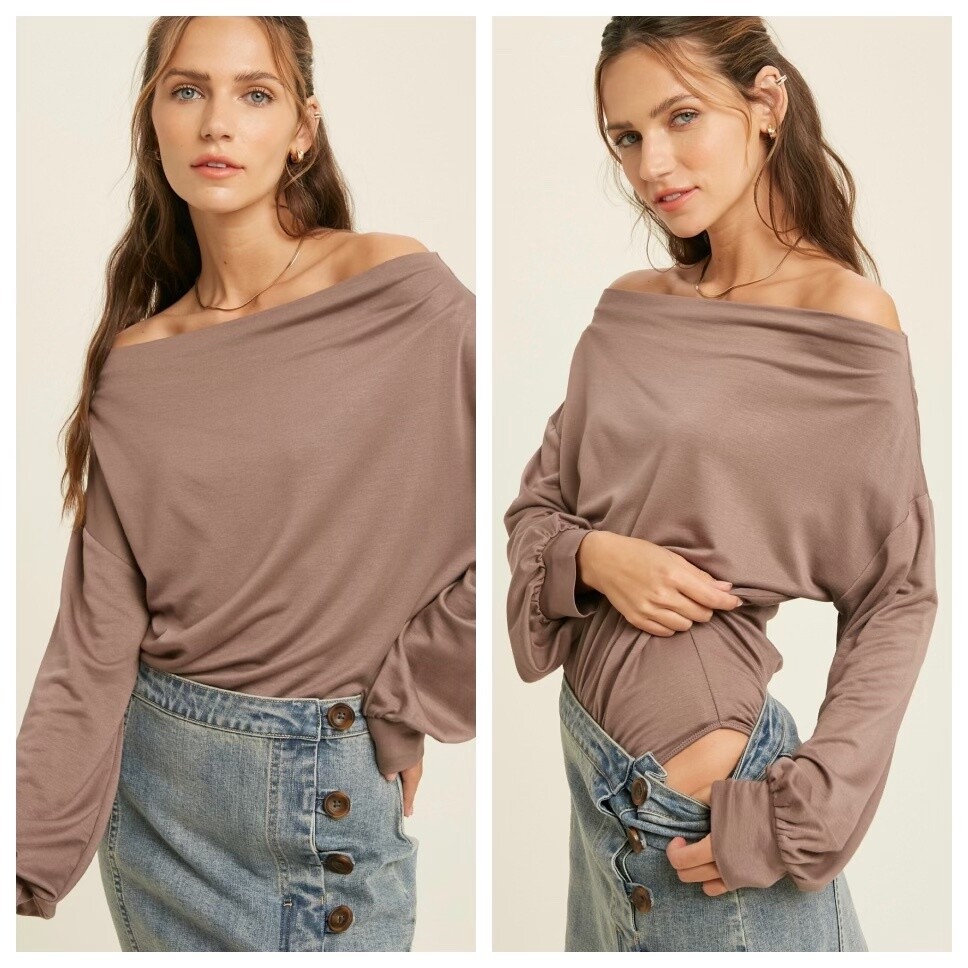 Pagan Off Should Blouse - Mocha, Size: Small