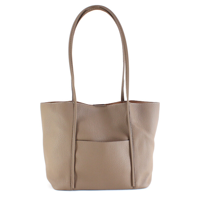 Large Tote in Taupe