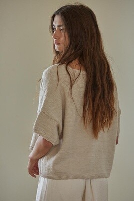 The Lucy Mae Top in Dove Grey