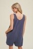 Cotton Gauze Jumper in Navy
