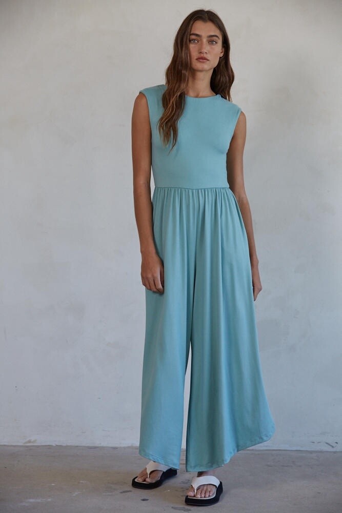 Taylor Jumpsuit in Sage, Size: Small