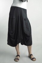 Bubble Skirt - Cotton in Black, Size: Small