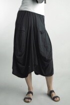 Bubble Skirt - Cotton in Black