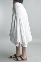 Bubble Skirt - Cotton in White