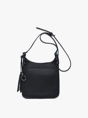 Lucinda Square Crossbody in Black