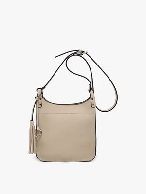 Lucinda Square Crossbody in Greige