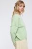 Boat Neck Sweater in Matcha/Melon