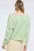 Boat Neck Sweater in Matcha/Melon
