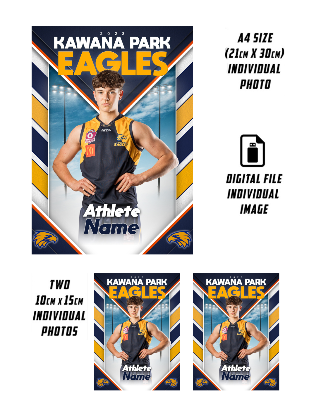 Kawana Eagles - Hall of Fame Individual Photo Package