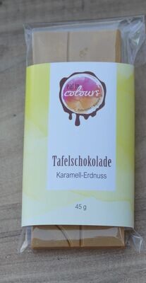 Tafelschokolade - Karamell-Erdnuss