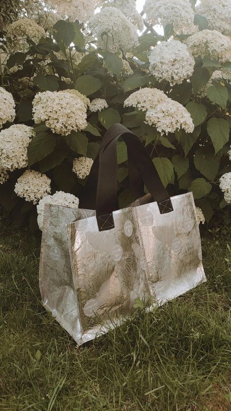 Tasche aus Kuvertürenbeutel - silber Tasche aus Kuvertürenbeutel - silber