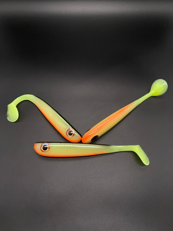 SP Slim Shad Hot Olive 15cm