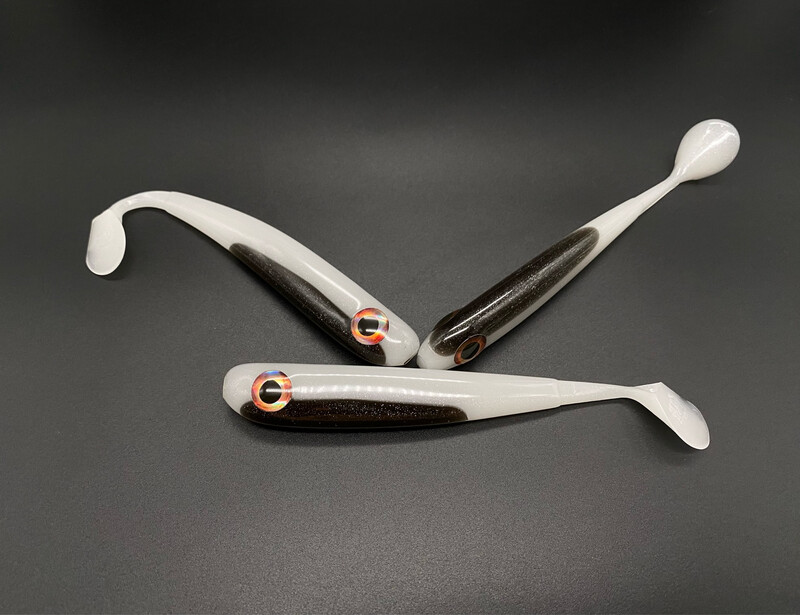 Schattenparker Slim Shad White‘n Black 12,5cm