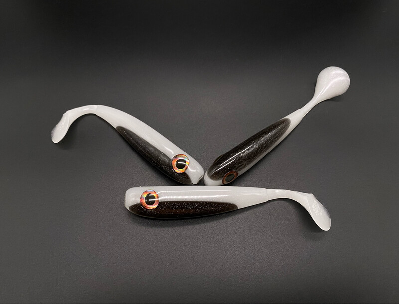 Schattenparker Slim Shad Whit‘n Black 10cm