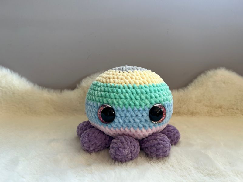 Pieuvre multicouleur