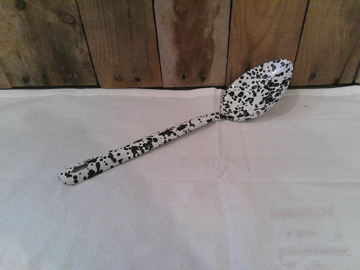 Enamelware Solid Serving Spoon
