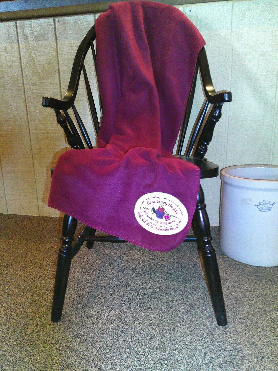Cranberry Boggs Blanket