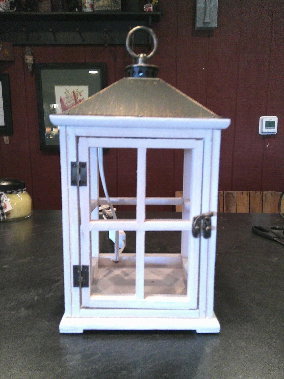 Whitewashed Candle Melter