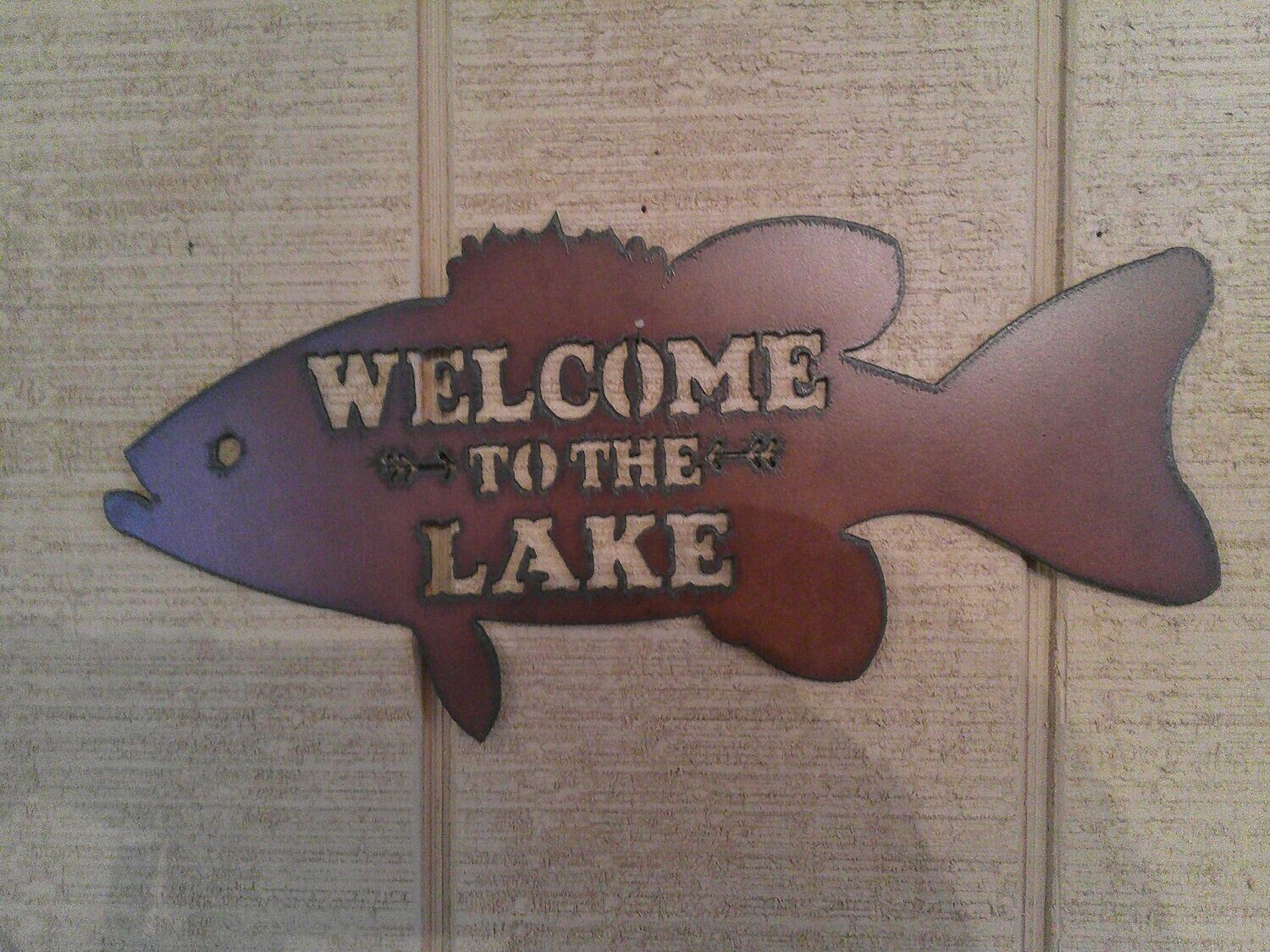 Welcome To The Lake Cutout