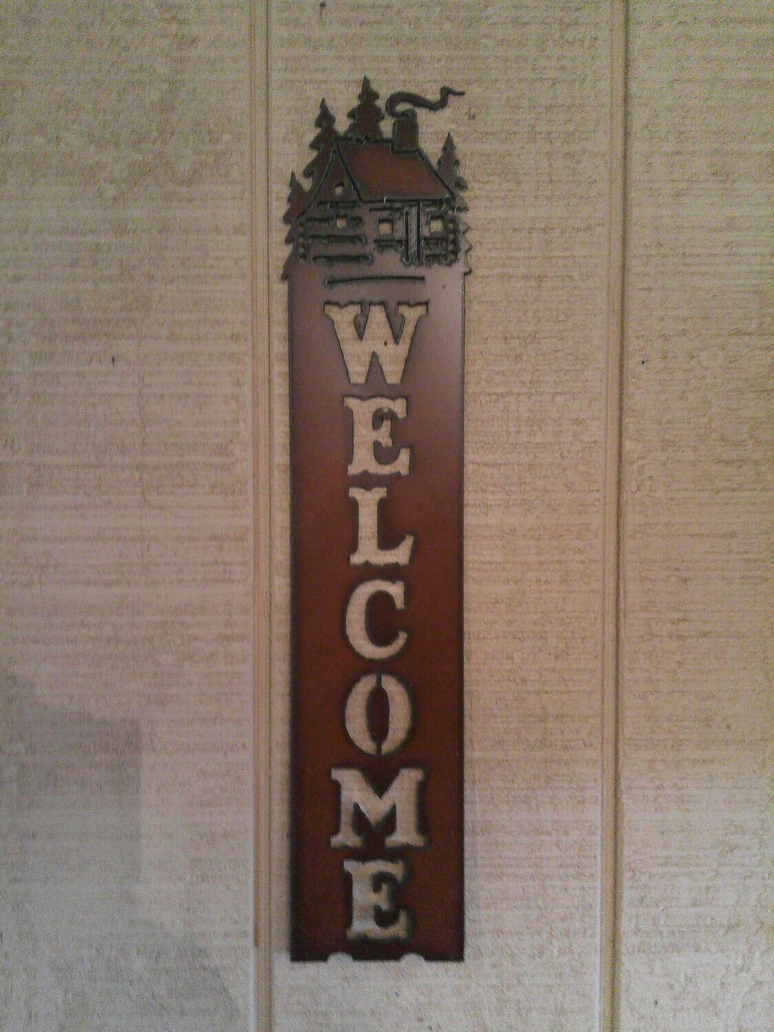 Welcome Cabin Cutout