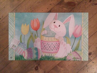 Easter Bunny's Here Mat