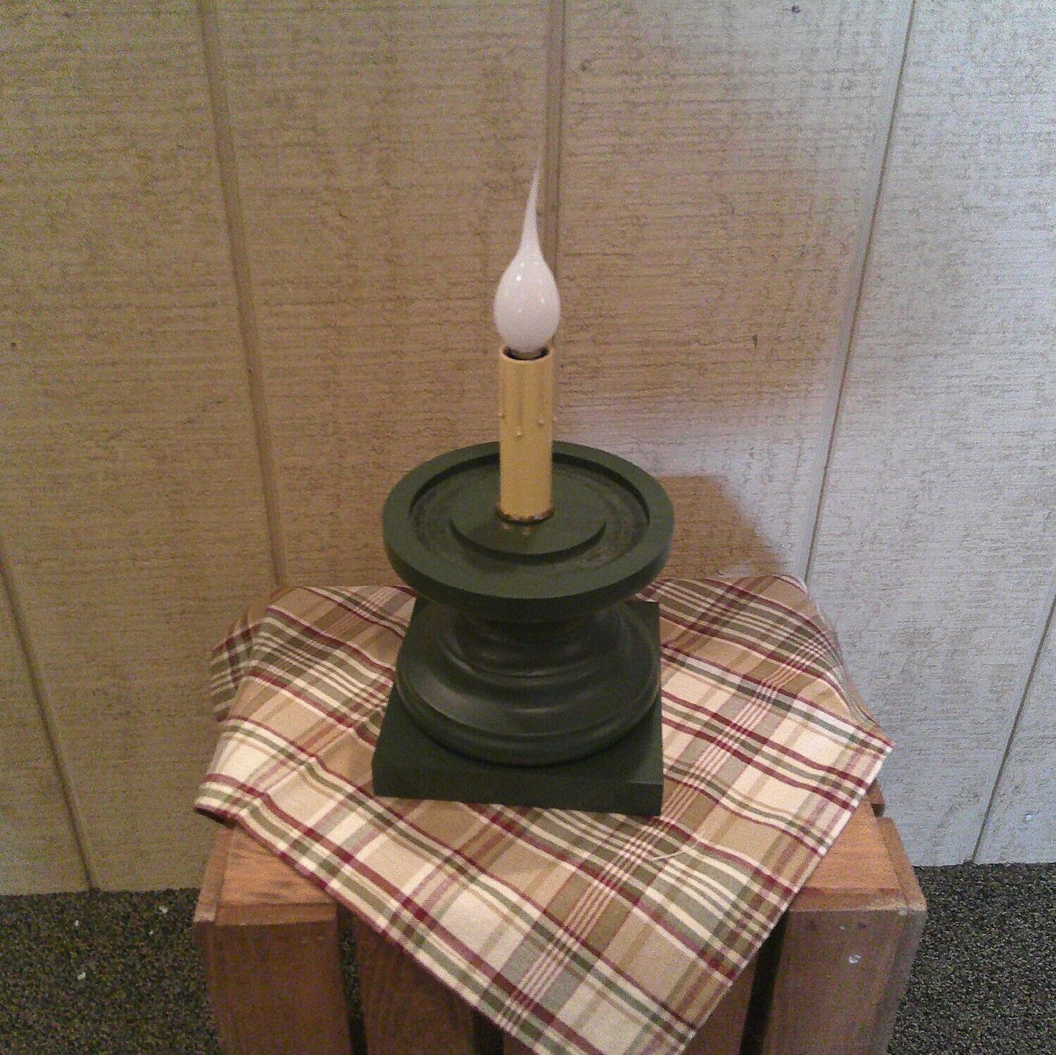 Jefferson Dark Green Pedestal Base