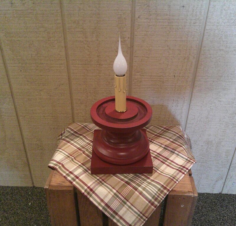 Red Jefferson Pedestal Base