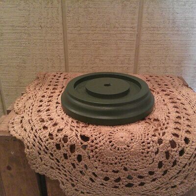 Dark Green Wireless Round Base