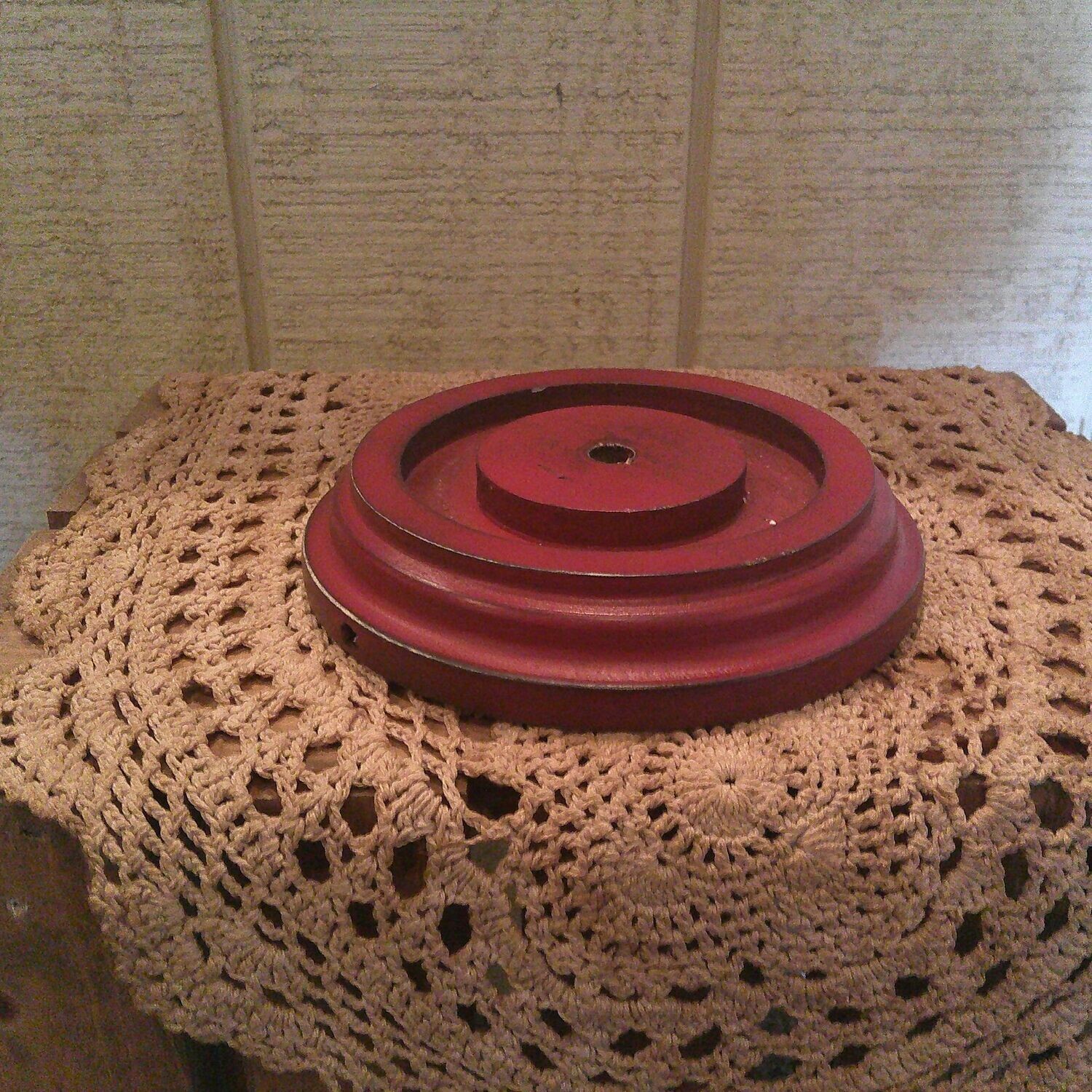 Red Round Wireless Base