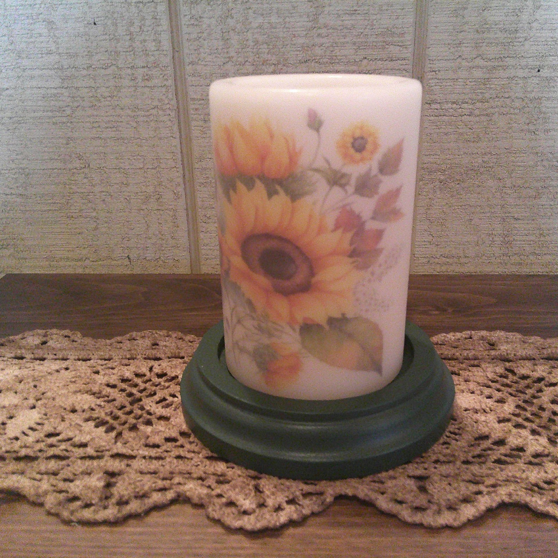 Sunflower Cluster Antique Vanilla