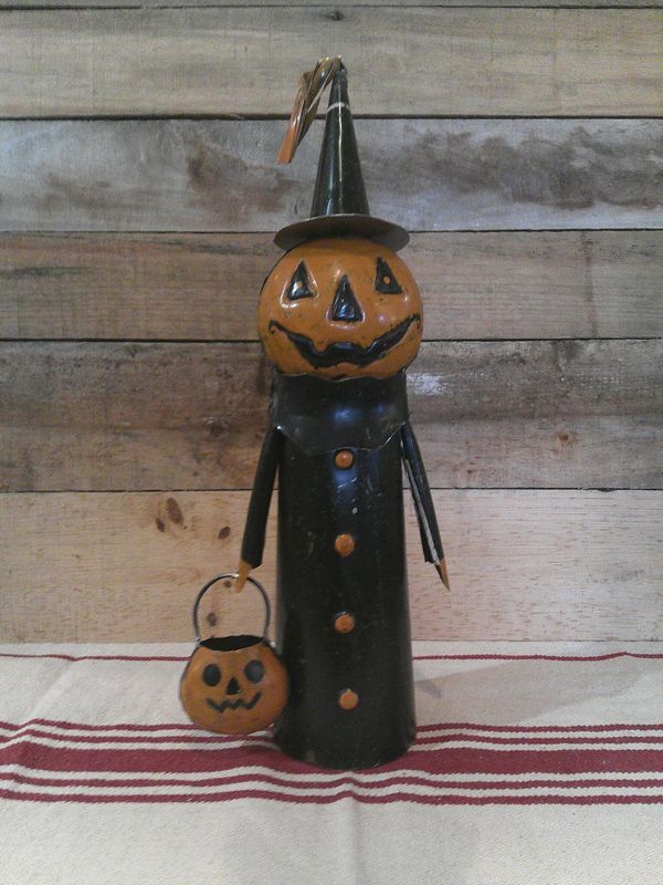 Pumpkin With Candy Bucket
