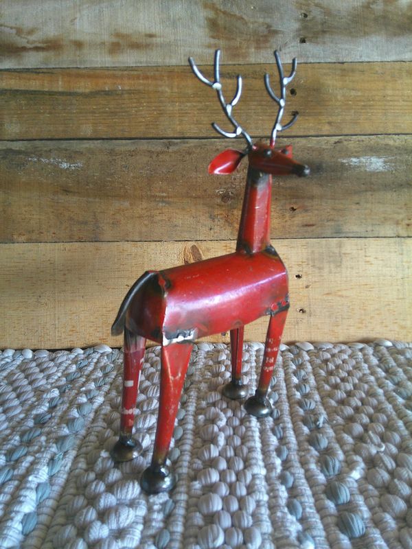 Large Tin Reindeer
