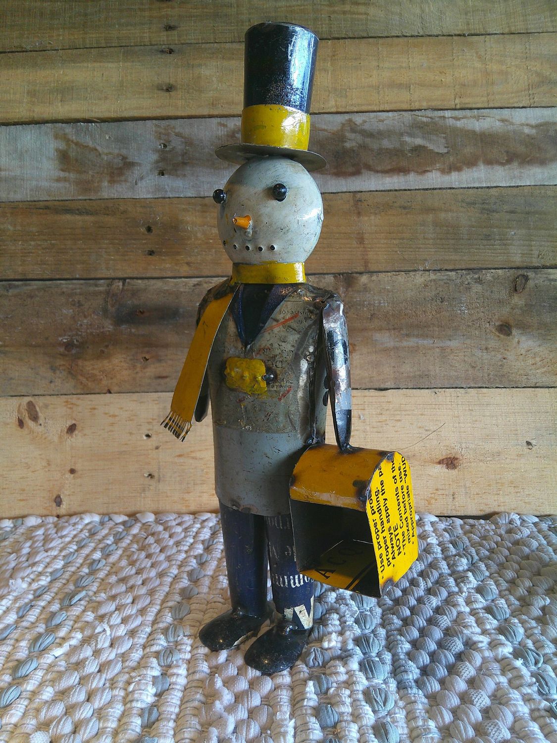 Snowman With Lantern