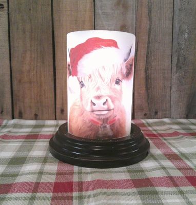 Highland Cow Santa