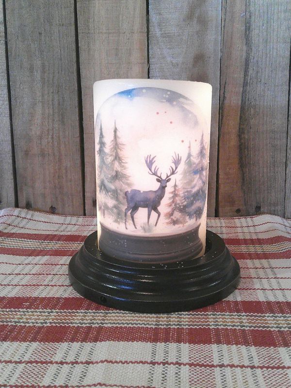 Deer Snow Globe