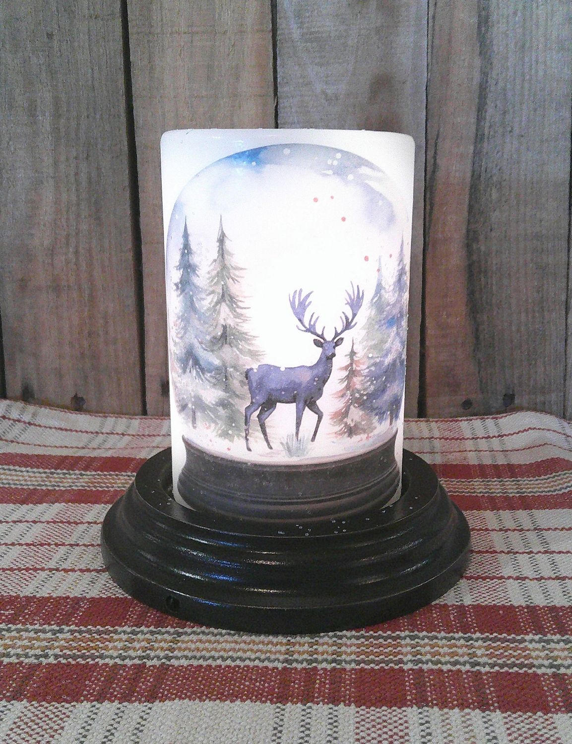 Deer Snow Globe