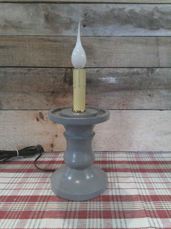 Medium Grey Wood Base